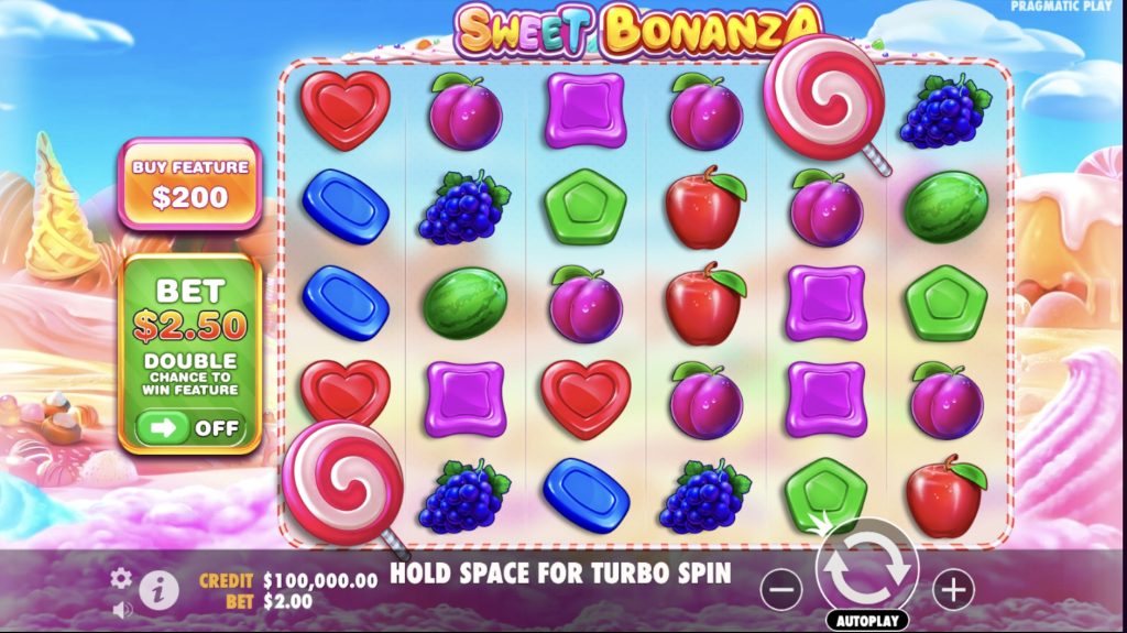 Геймплей онлайн-слота Sweet Bonanza